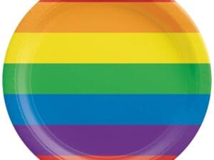 Rainbow 7" Plates (8ct)