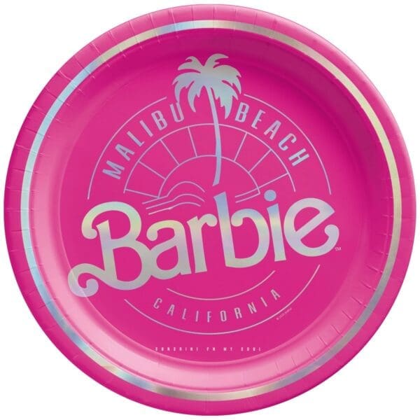 Malibu Barbie 7" Plates (8ct)