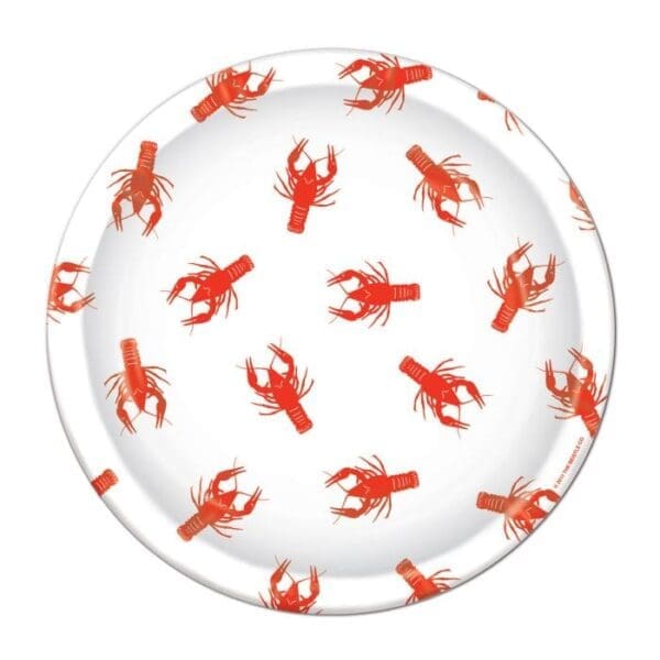 Crawfish 9" Plates (8ct)