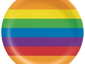 Rainbow 9" Plates (8ct)