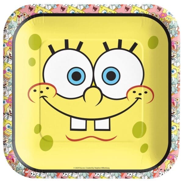 Spongebob 9" Plates (8ct)