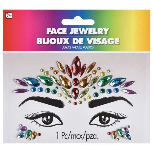 Rainbow Face Jewels