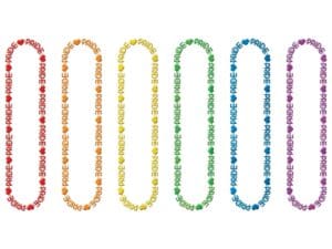 Rainbow Pride Necklaces (6ct)