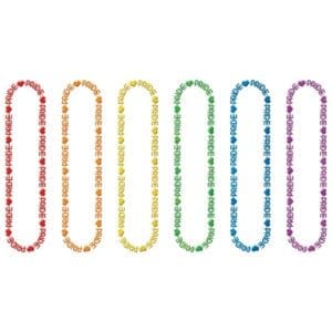 Rainbow Pride Necklaces (6ct)