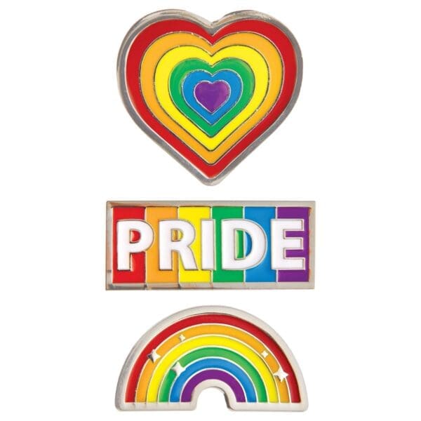 Rainbow Pins (3ct)