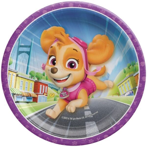 Paw Patrol Skye 7" Plates (8ct)