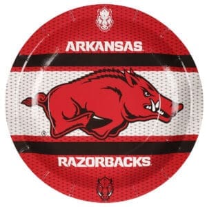 9" Plate University of Arkansas
