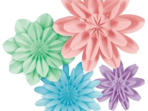 Pastel Pop Paper Flowers