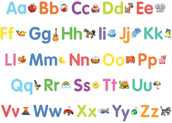 Alphabet Art Bulletin Board