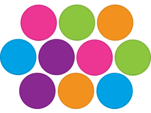 Bright Colors Circles Accents