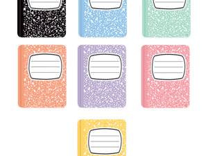 Cool For School Composition Books Accents