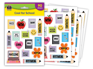 Cool for School Stickers