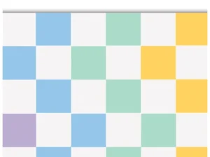 Cool for School Checkers Straight Border Trim