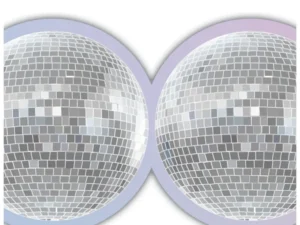 Disco Balls Die-Cut Border Trim