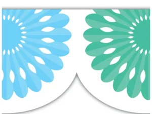 Colorful Fiesta Die-Cut Border Trim