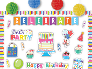 Colorful Happy Birthday Create & Decorate Quick Kit