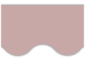 Light Mauve Scalloped Border Trim