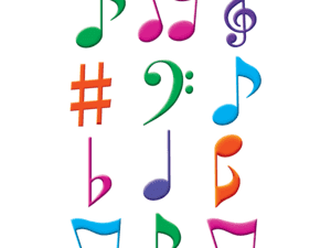 Musical Notes Mini Accents