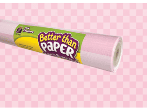 Pink Checkers Better Than Paper Bulletin Board Roll