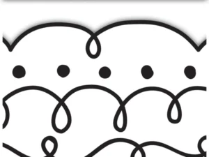 Squiggles and Dots Die-Cut Border Trim