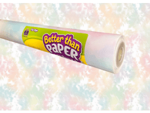 Tie-Dye Better Than Paper Bulletin Board Roll