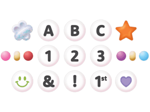 Friendship Beads Circle Letters