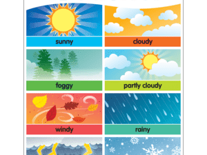 Colorful Weather Chart