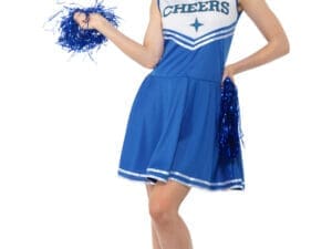 Blue cheerleader