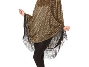 Roaring 20s Flapper poncho
