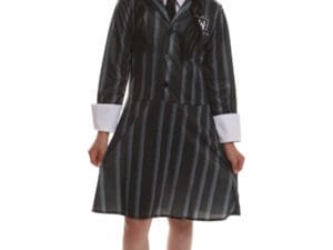 Spooky Gothic Girl Prep School Uniform