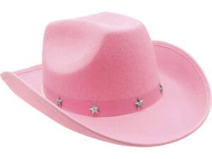 Hat cowboy pink w/stars