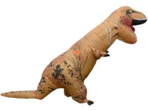 Inflatable Brown T-Rex Child