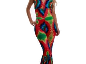 Neon Tye dye jumpsuit