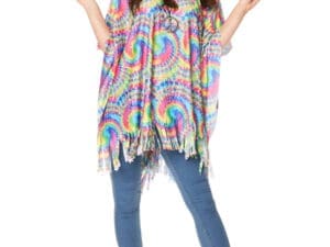 Tie Dye Poncho