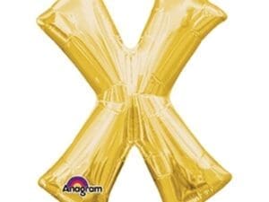 33059 16 inch Gold X Foil Balloon