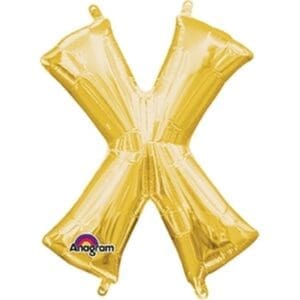 33059 16 inch Gold X Foil Balloon