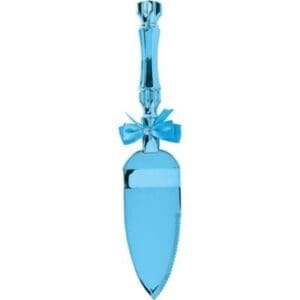 100025 CAKE SERVER BLUE
