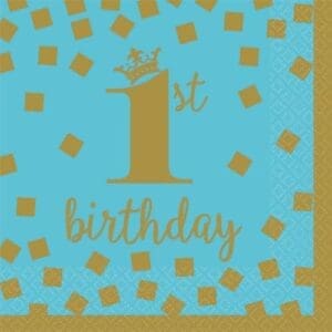 501862 1ST BDAY GOLD BN BOY