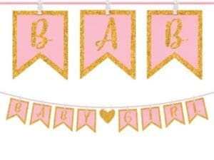 120464 BANNER BABY GIRL CLOTHESPIN