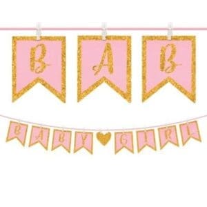 120464 BANNER BABY GIRL CLOTHESPIN