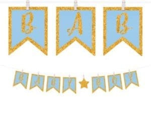 120465 BANNER BABY BOY CLOTHESPIN
