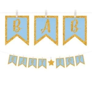 120465 BANNER BABY BOY CLOTHESPIN