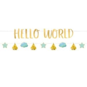 120474 OH BABY BOY LTR BANNER KIT