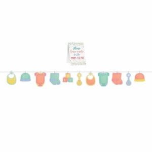 220402 BABY SHOWER AUTOGRAPH GARLAND