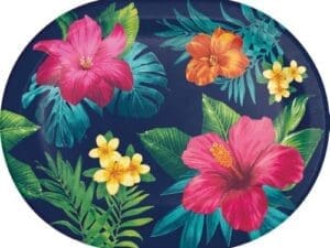 374064 TROPIC TIME OVAL PLATTER