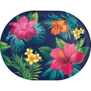 374064 TROPIC TIME OVAL PLATTER