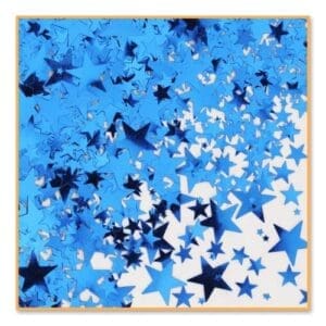 CN134 CONFETTI BLUE STARS