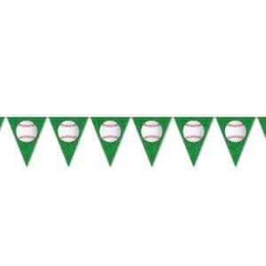53661 BASEBALL PENNANT BANNER