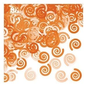 21444 CONFETTI SWIRLS ORANGE