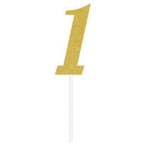 324542 ***CAKE TOPPER GOLD 1